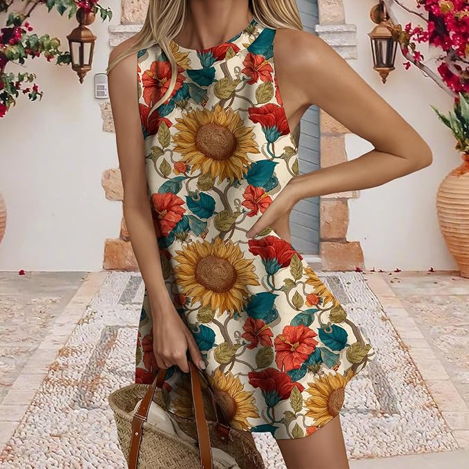 Boho Floral Dress 01