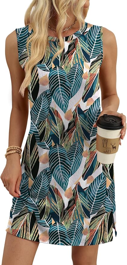 Floral Palm Leaf