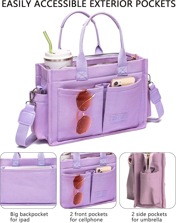New Upgrade Plus Purple With Compartments and Inner Cup Holders