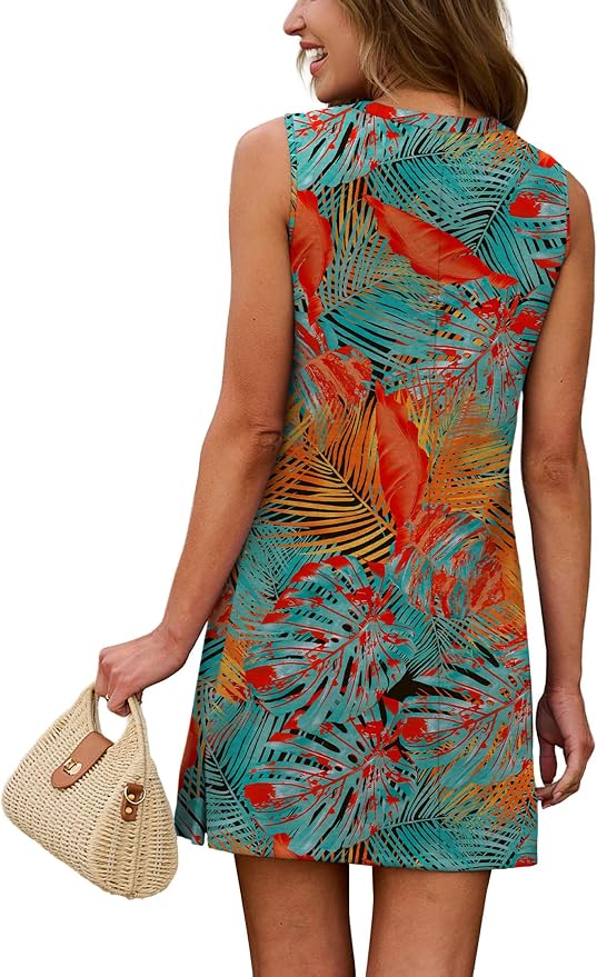 Floral Blue Orange