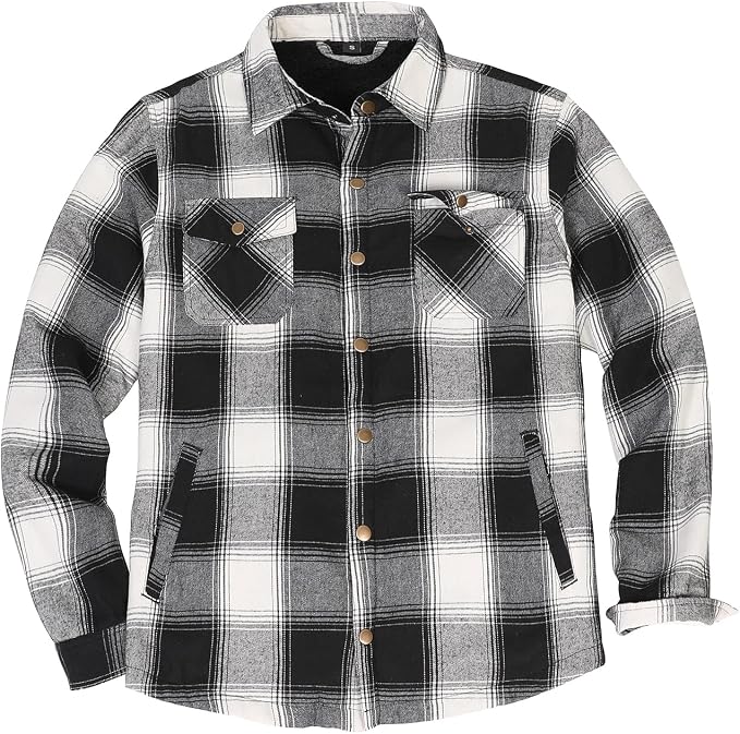 Sherpa Lined Ebony and Ivory