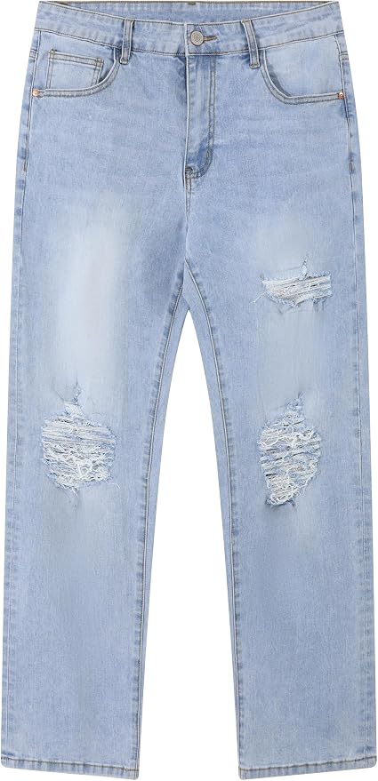 Light Blue Ripped