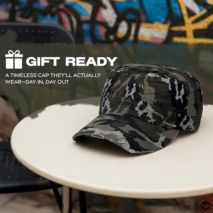 Distressed Black Camo