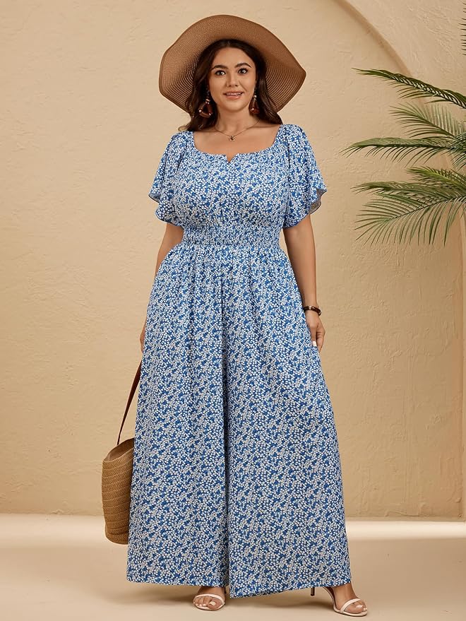Blue Ditsy Floral
