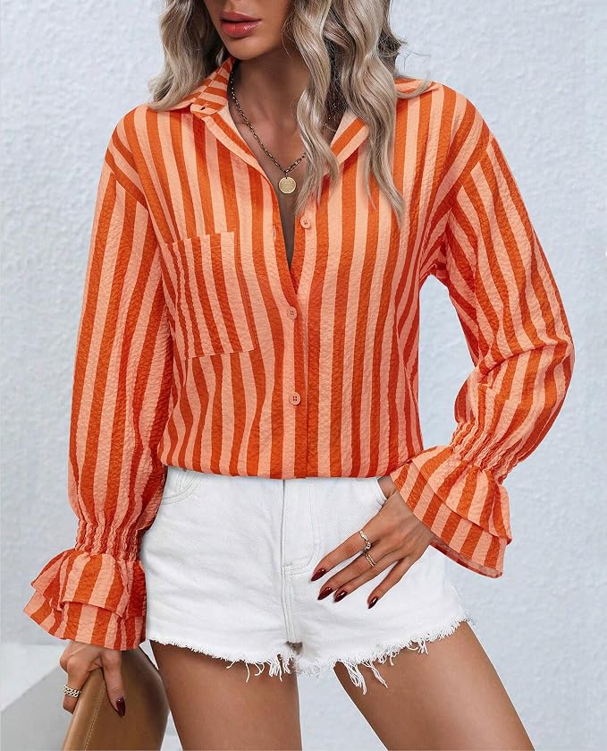 Red and Orange Striped