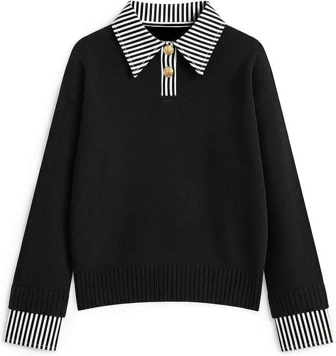 Striped Pure Black
