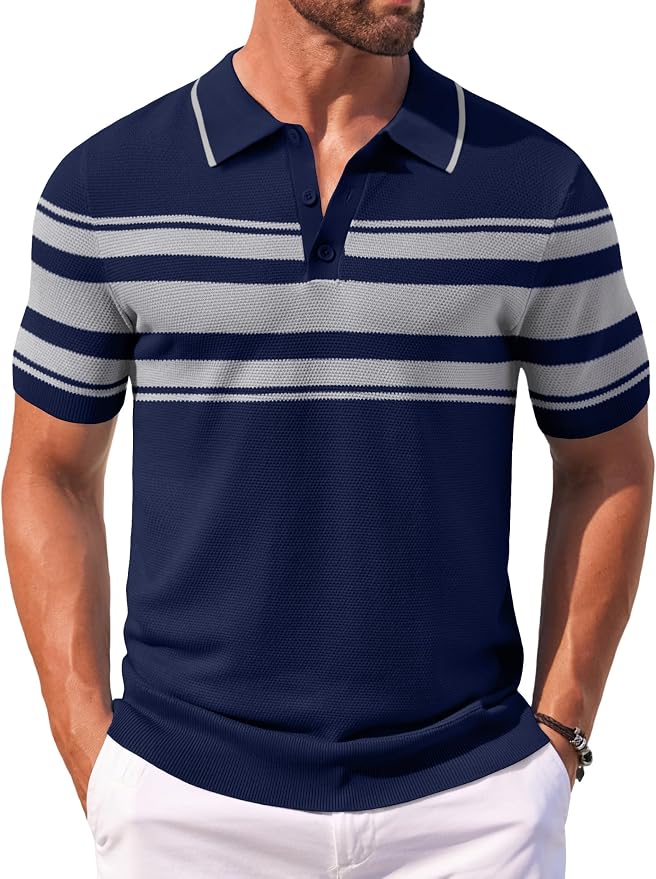 Blue With Gray Stripes