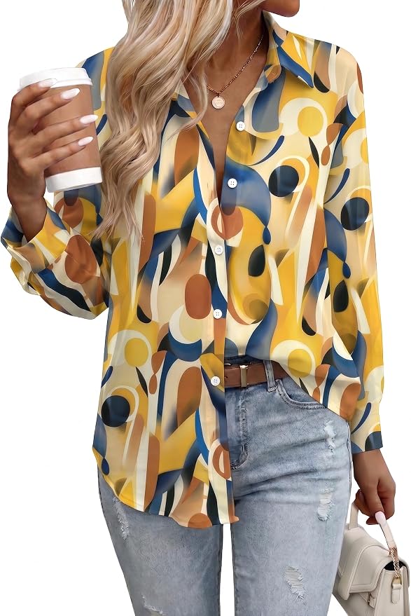 Yellow Printed