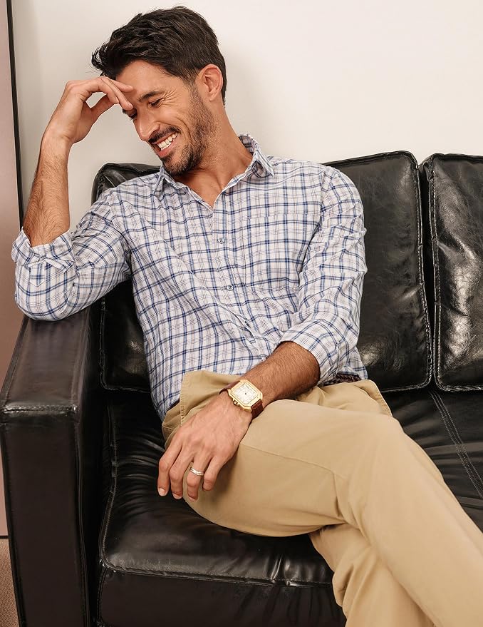 Khaki Gingham