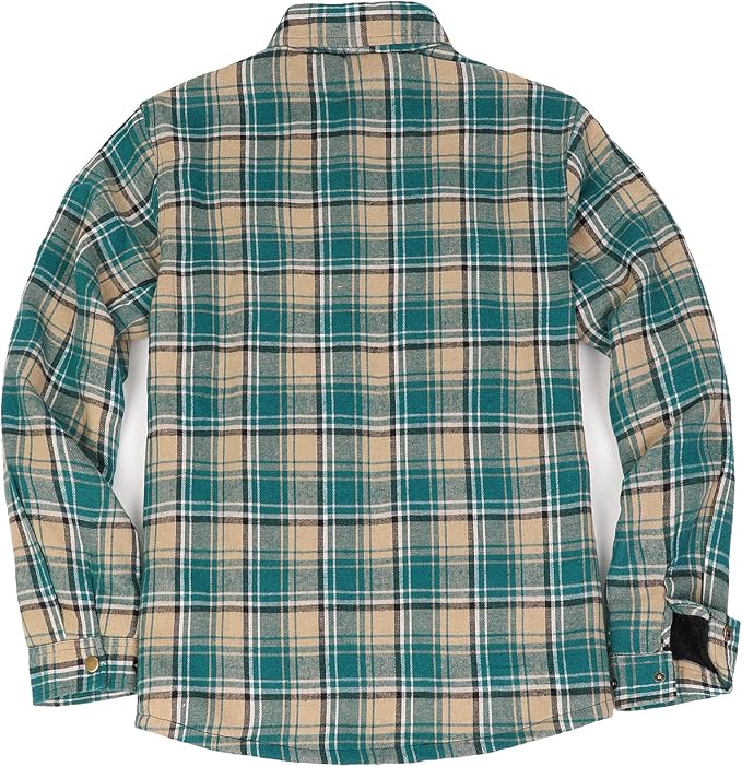 Sherpa Lined Khaki Turquoise