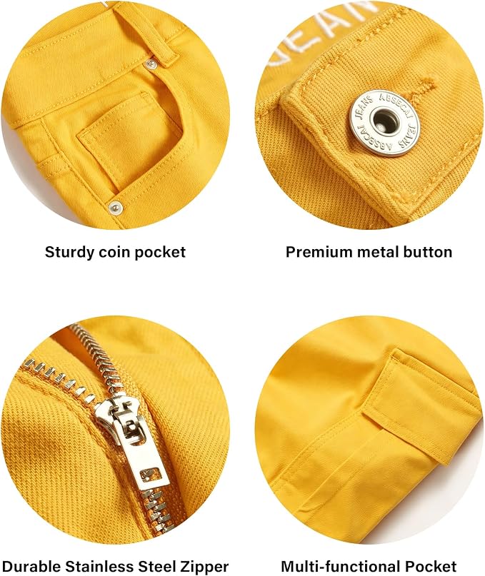 Yellow Regular Back Pocket