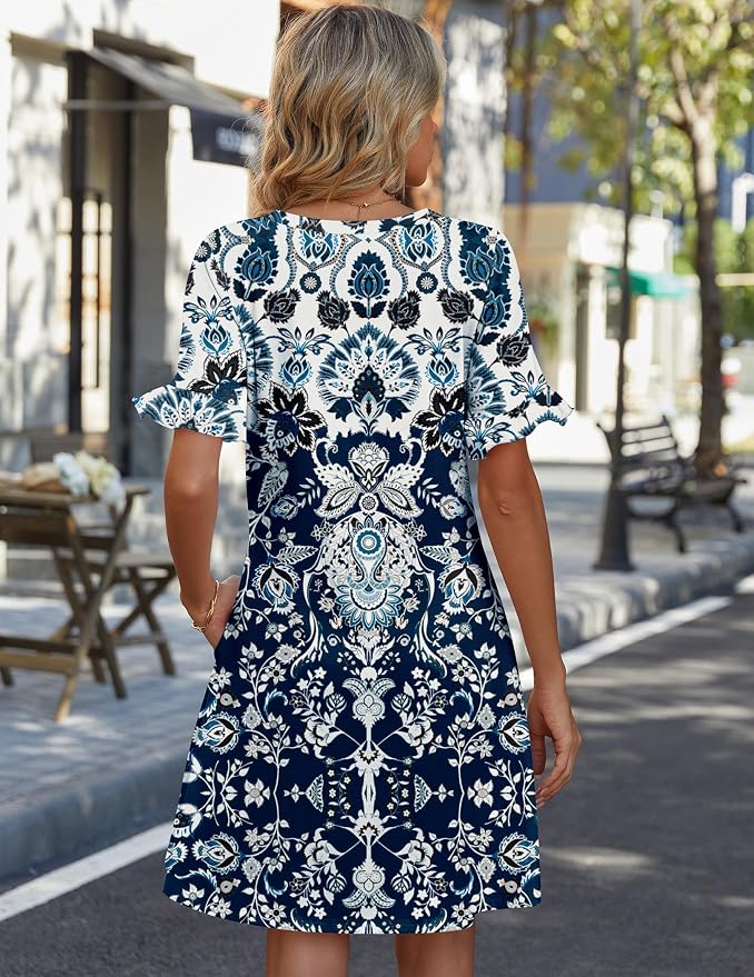 Boho-printed