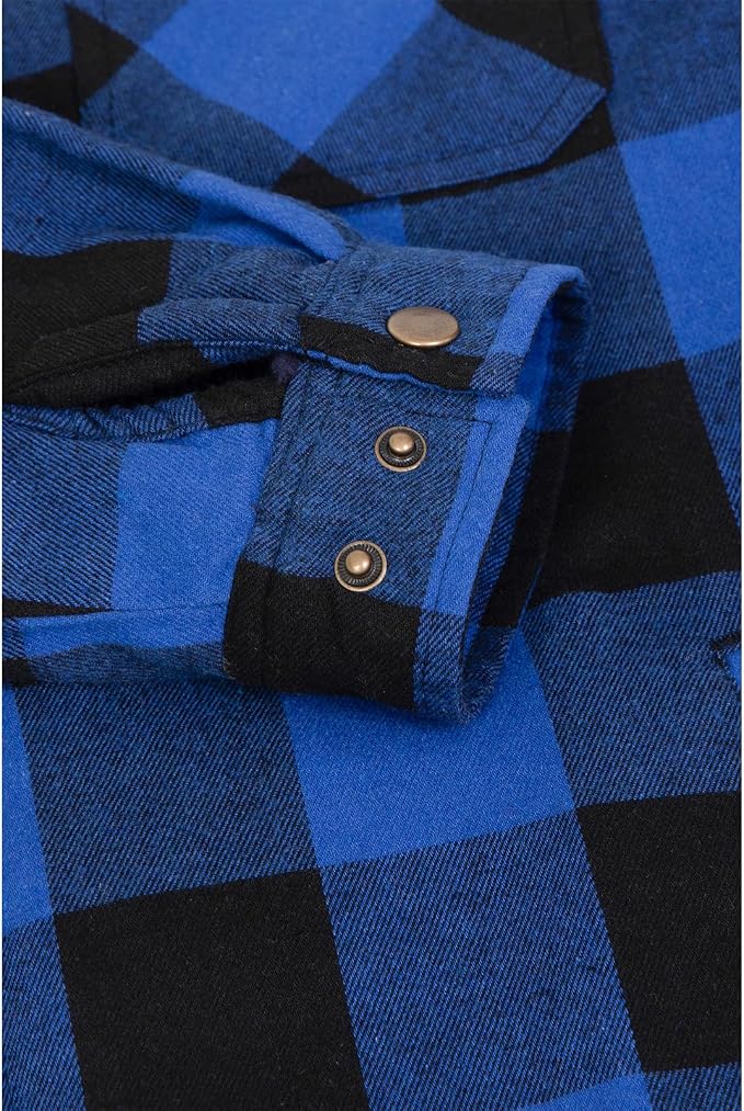 Sherpa Lined Buffalo Plaid Blue