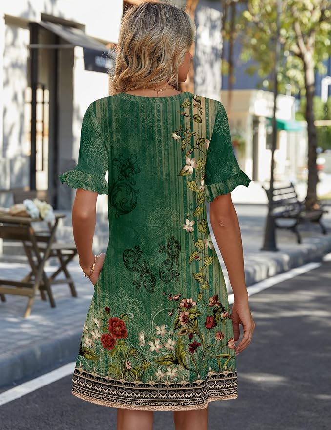 Green Floral