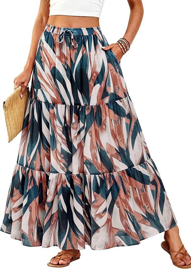 Brown Blue Pattern