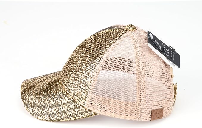 Glitter Mesh-gold