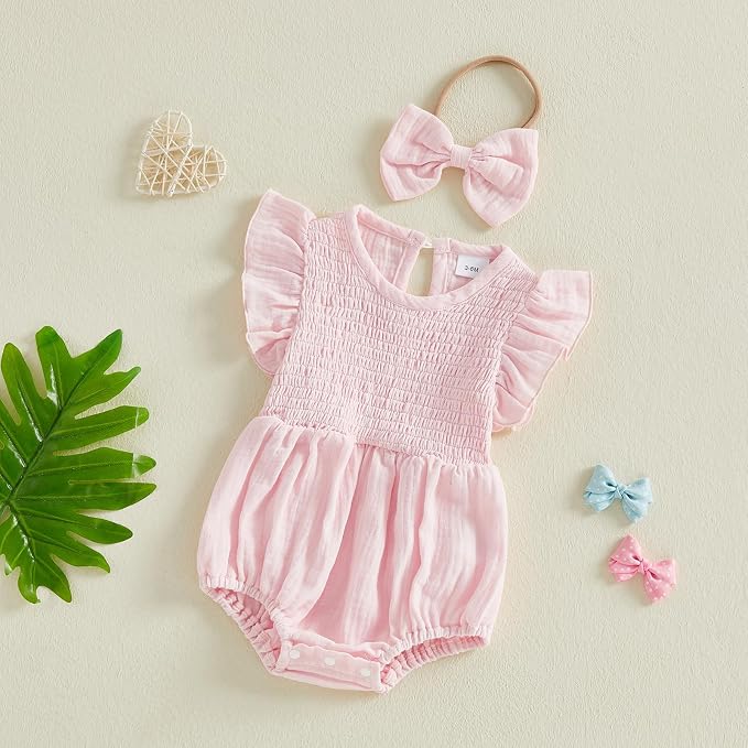 Smocked Light Pink
