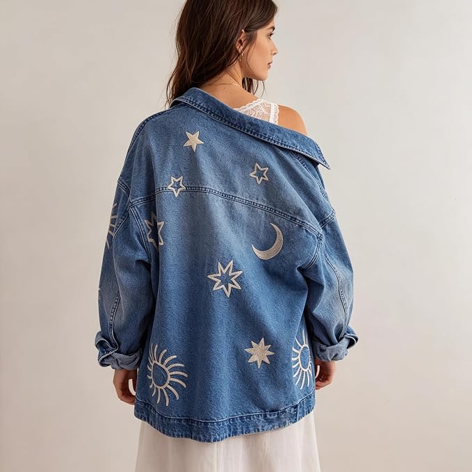 Blue Embroidery