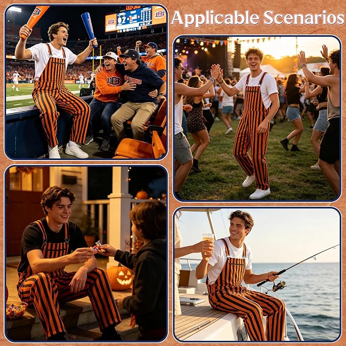 Orange and Blue Striped