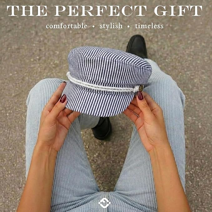 Cotton Pinstripes - Navy