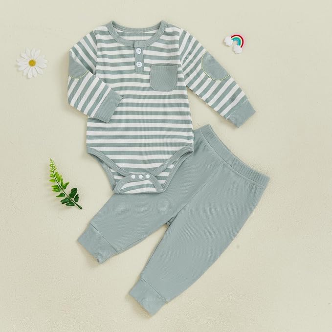 Striped Light Green