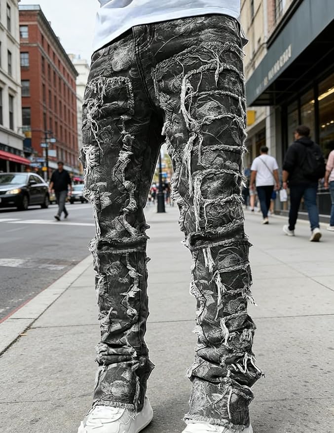 #Graphic Jeans