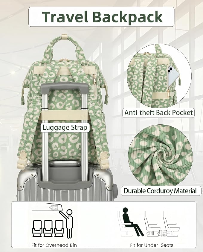 Leopard Matcha Green