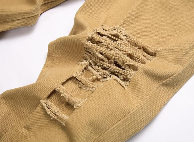 Ripped Khaki