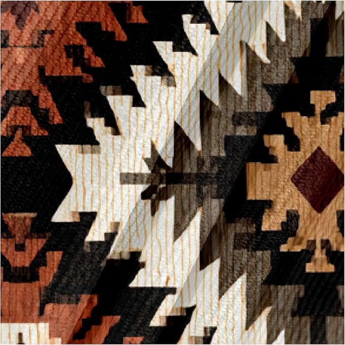 Mens Retro Aztec Ethnic Print Shirt Jacket 05