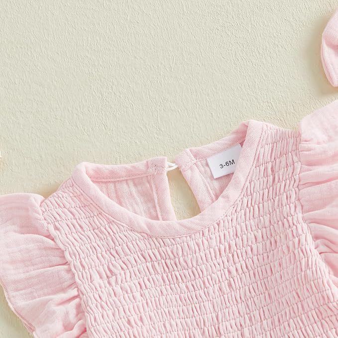 Smocked Light Pink