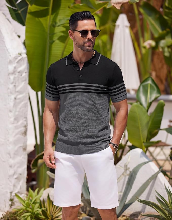 Black With Grey Stripes