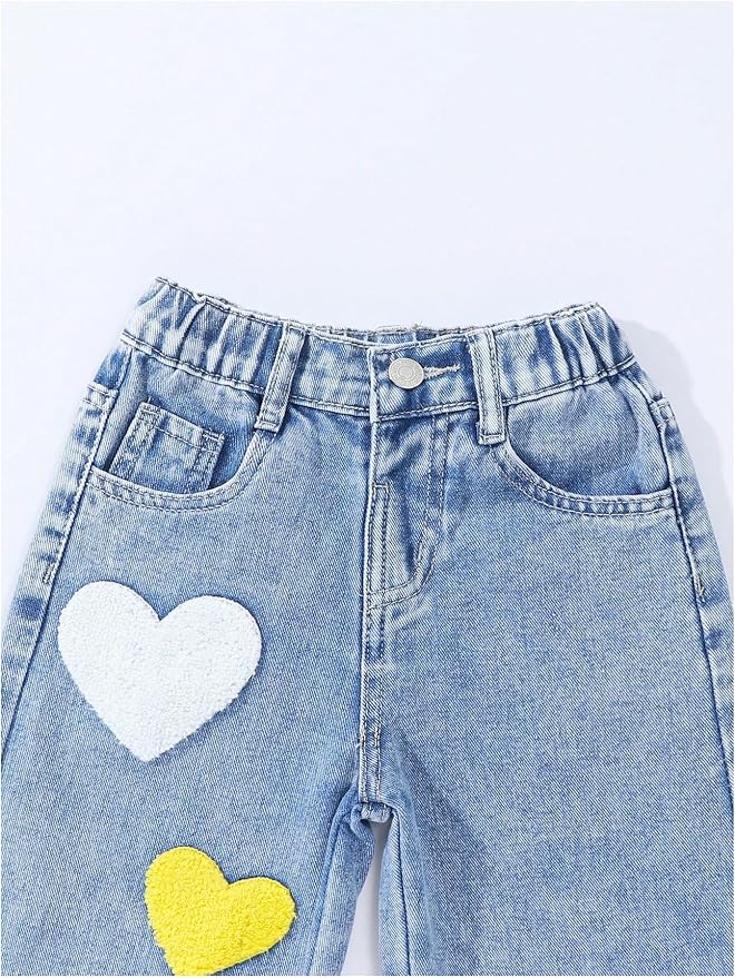 Light Blue Heart Embroidery