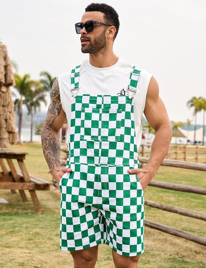 Green Checkered