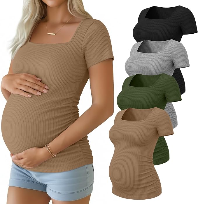 Black, Heather Gray, Khaki, Army Green