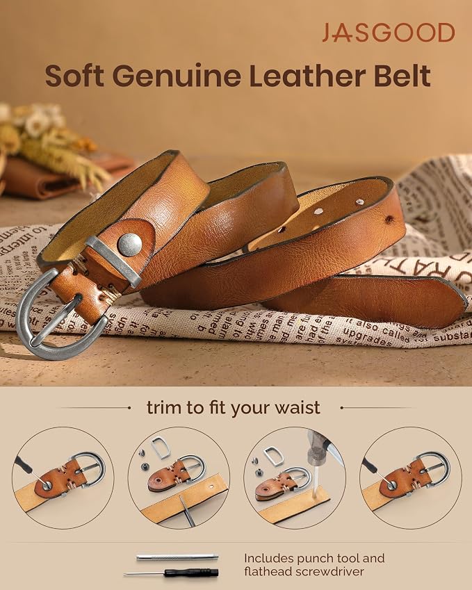 Brown(vintage Silver Buckle)