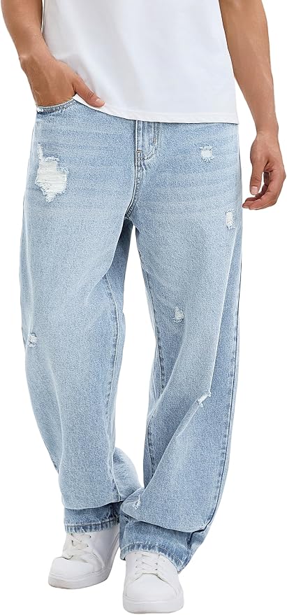 C#light Blue Ripped