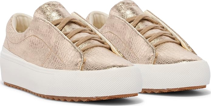 Champagne Embossed Leather