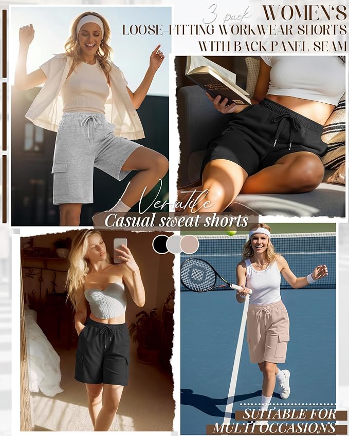 Khaki, Light Mixed Gray, Black