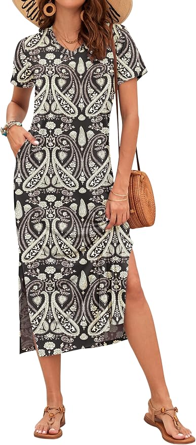 New Boho Floral Black