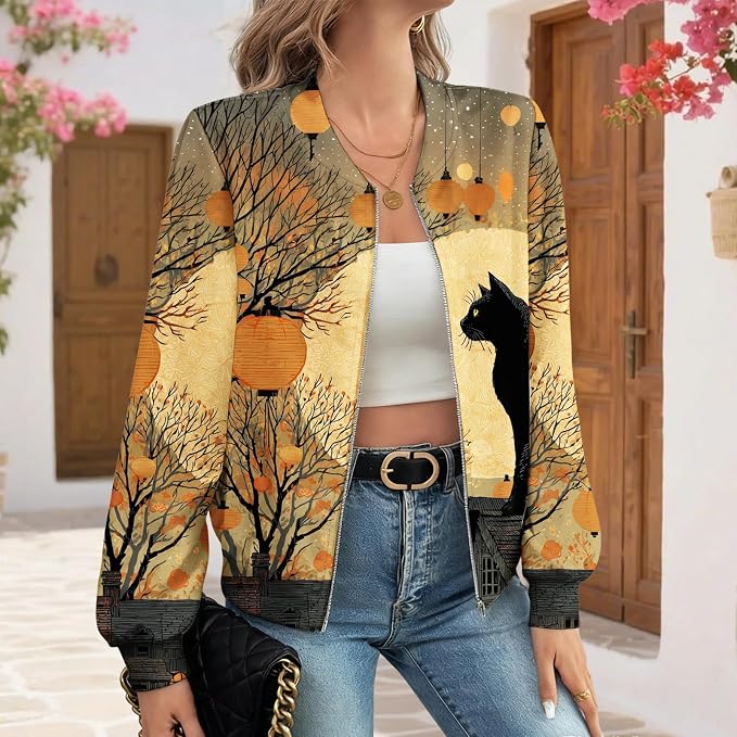 Cat Black Yellow