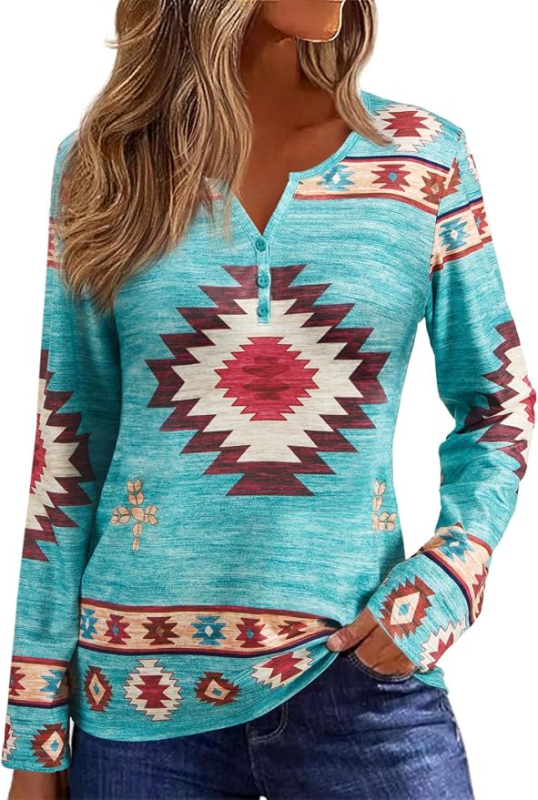 Turquoise Print
