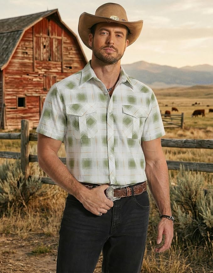 Green,white Plaid