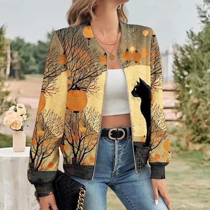Cat Black Yellow
