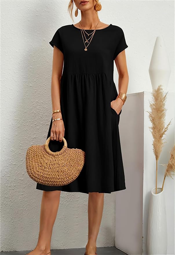 Black Midi Dress