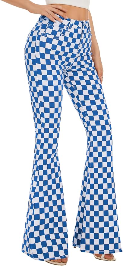 Blue White Plaid