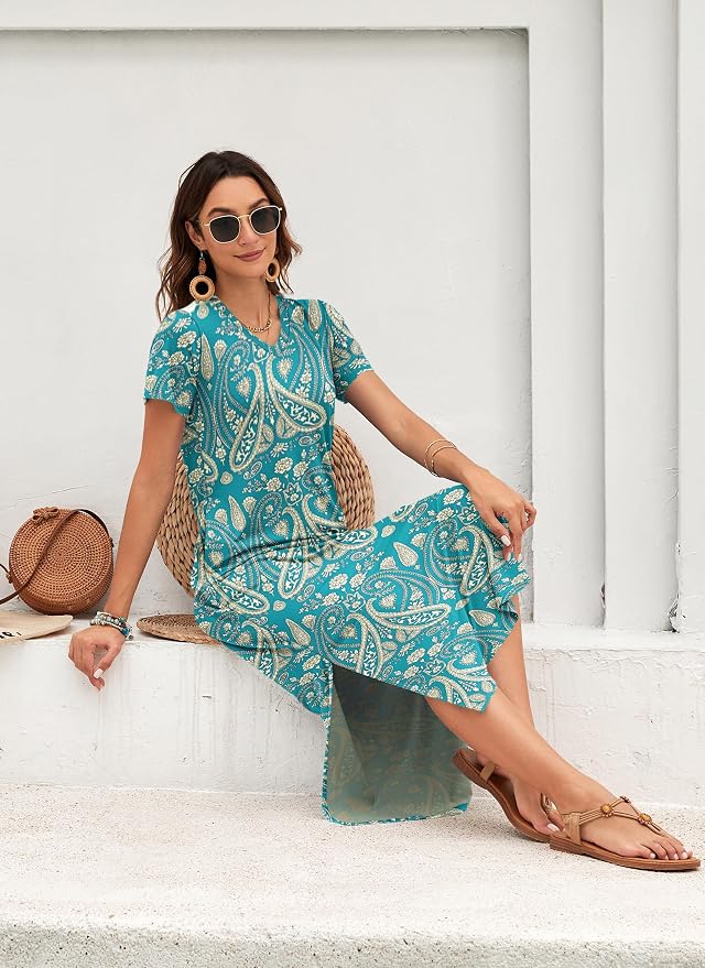 Paisley Floral Green