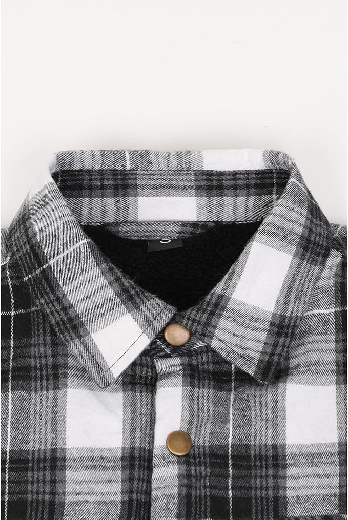 Sherpa Lined Black Grey