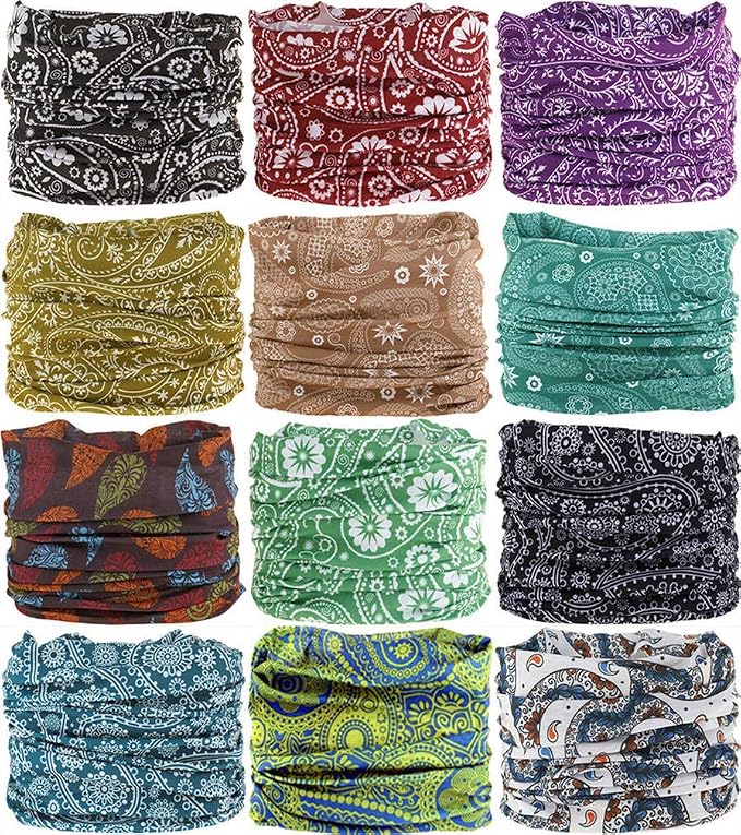 12pcs.paisley