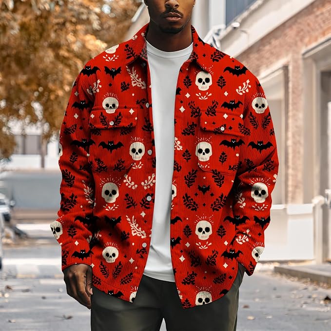 Skull Bat Red