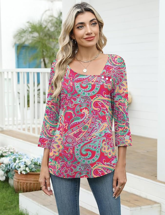 3-boho Hot Pink